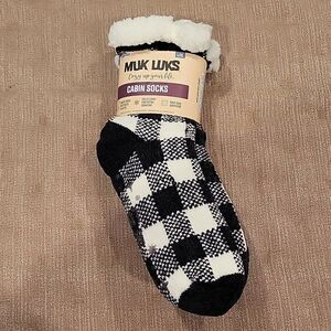 Muk Luks Cabin Socks L/XL,       2 pairs